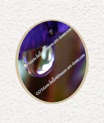 giant purple raindrop